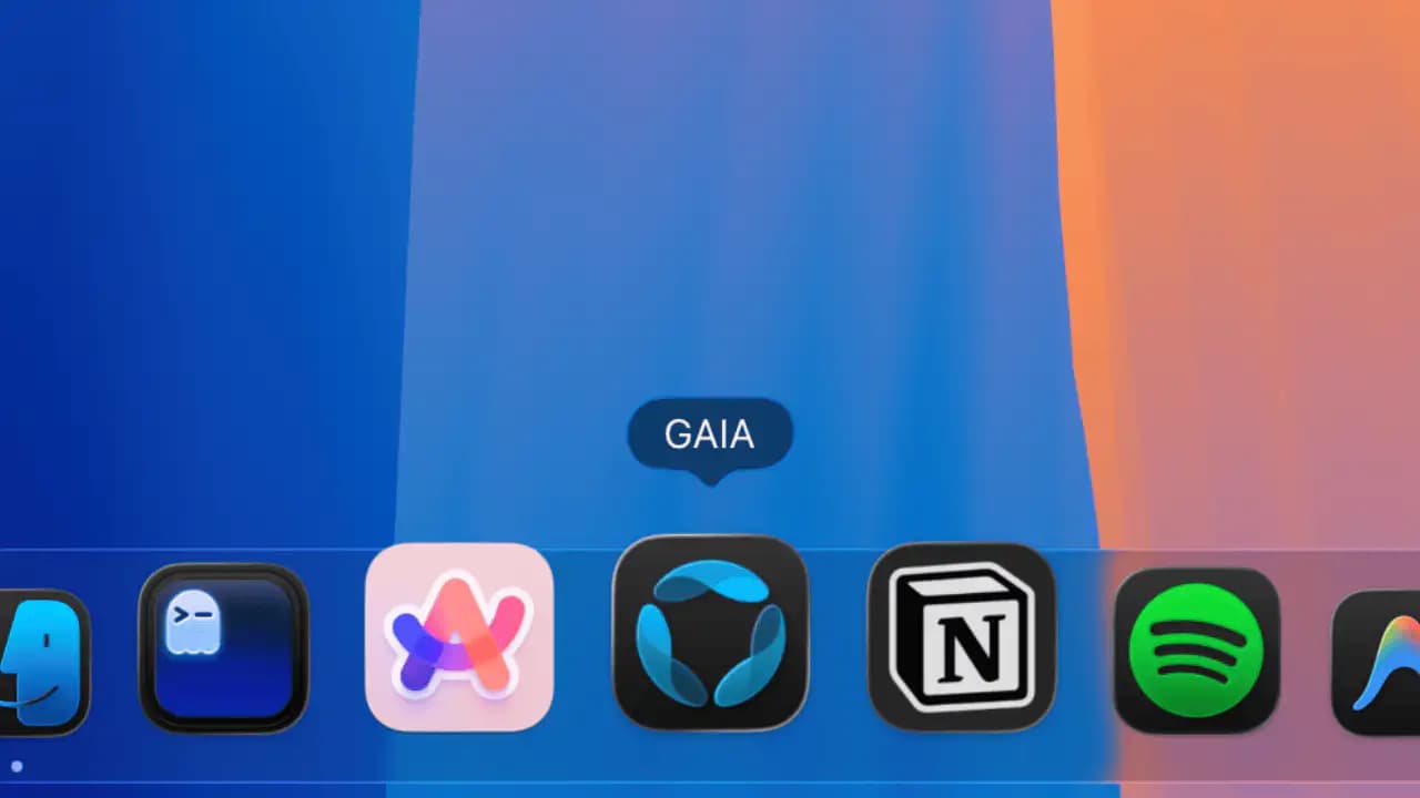 GAIA Desktop App webp